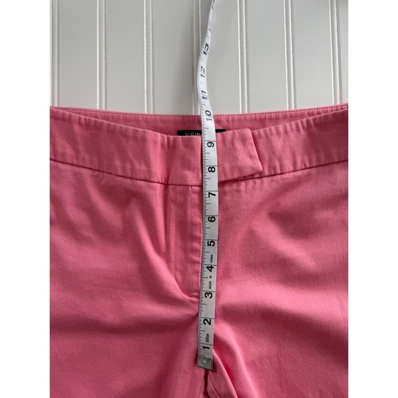 New York & Company Womens 8 Pink Cropped Capri Pants Cotton Stretch Pockets - Picture 5 of 9